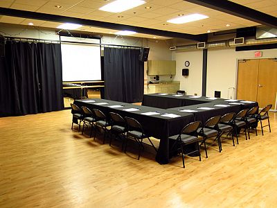 Salloum Rehearsal Hall – boardroom style